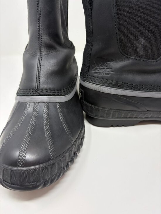 Sorel Cheyanne Metro Chelsea Waterproof Duck Boots Black Men’s 9 main image 8